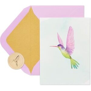 🆕Papyrus Hummingbird Birthday Greeting Card